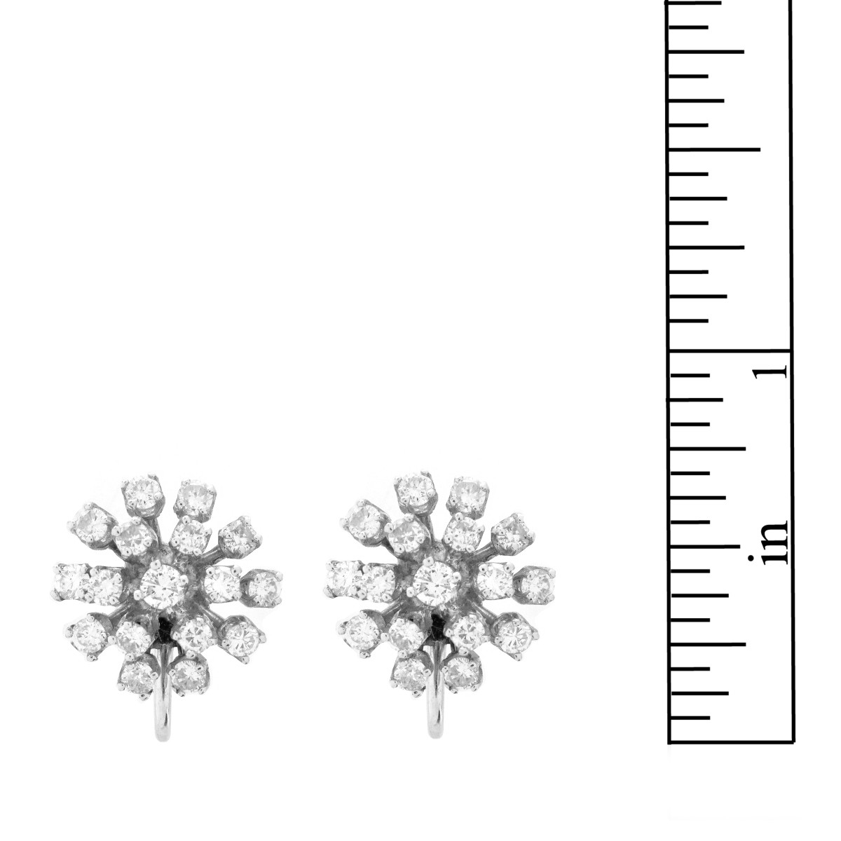 Diamond and 14K Earrings