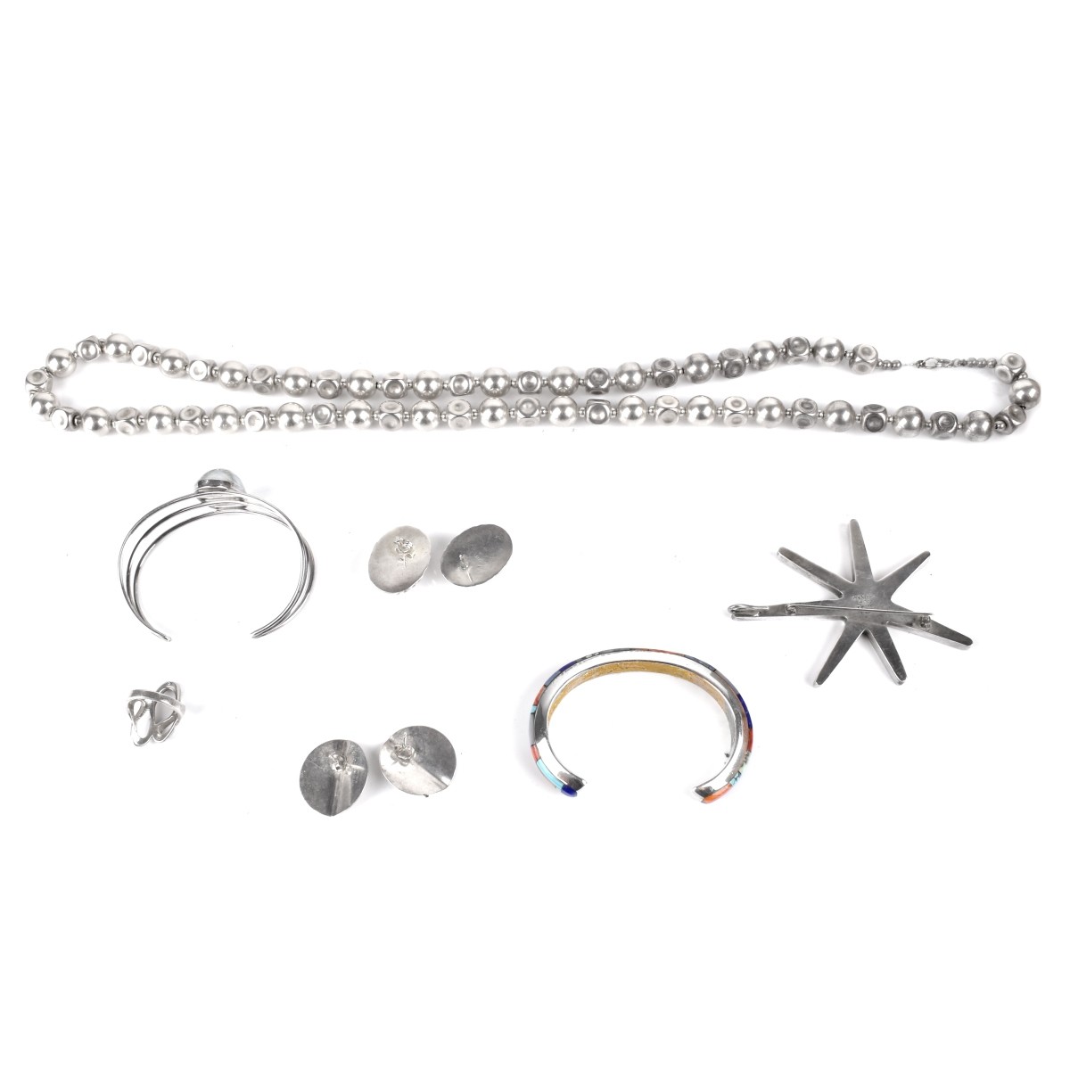 Collection of Silver Jewelry