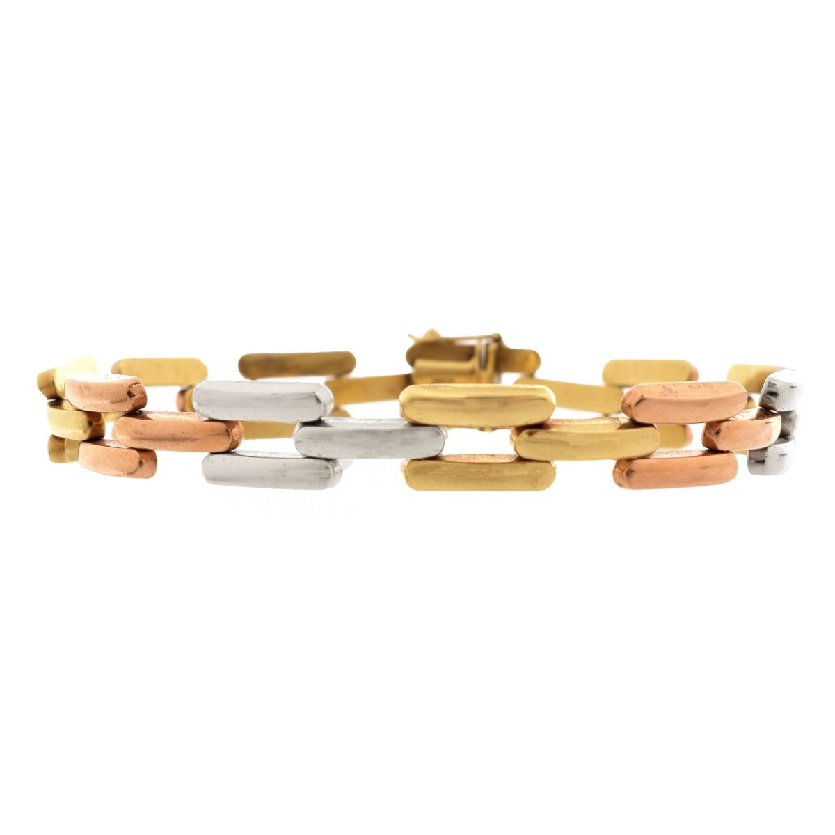 Tri-color 14K Bracelet