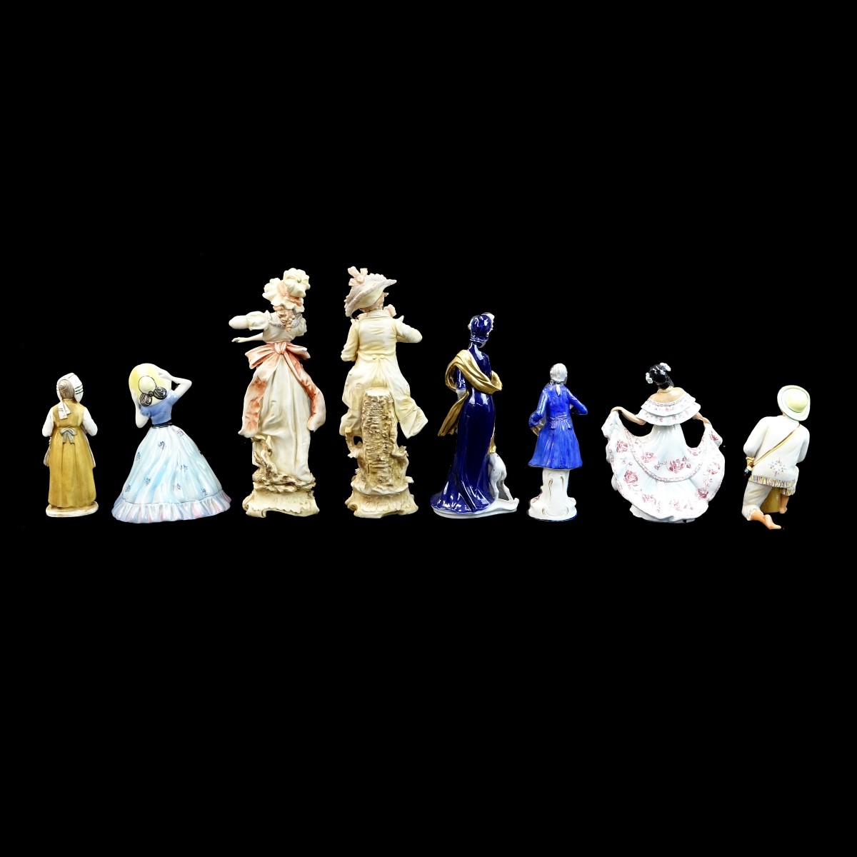 8 pcs Assorted Porcelain Figurines