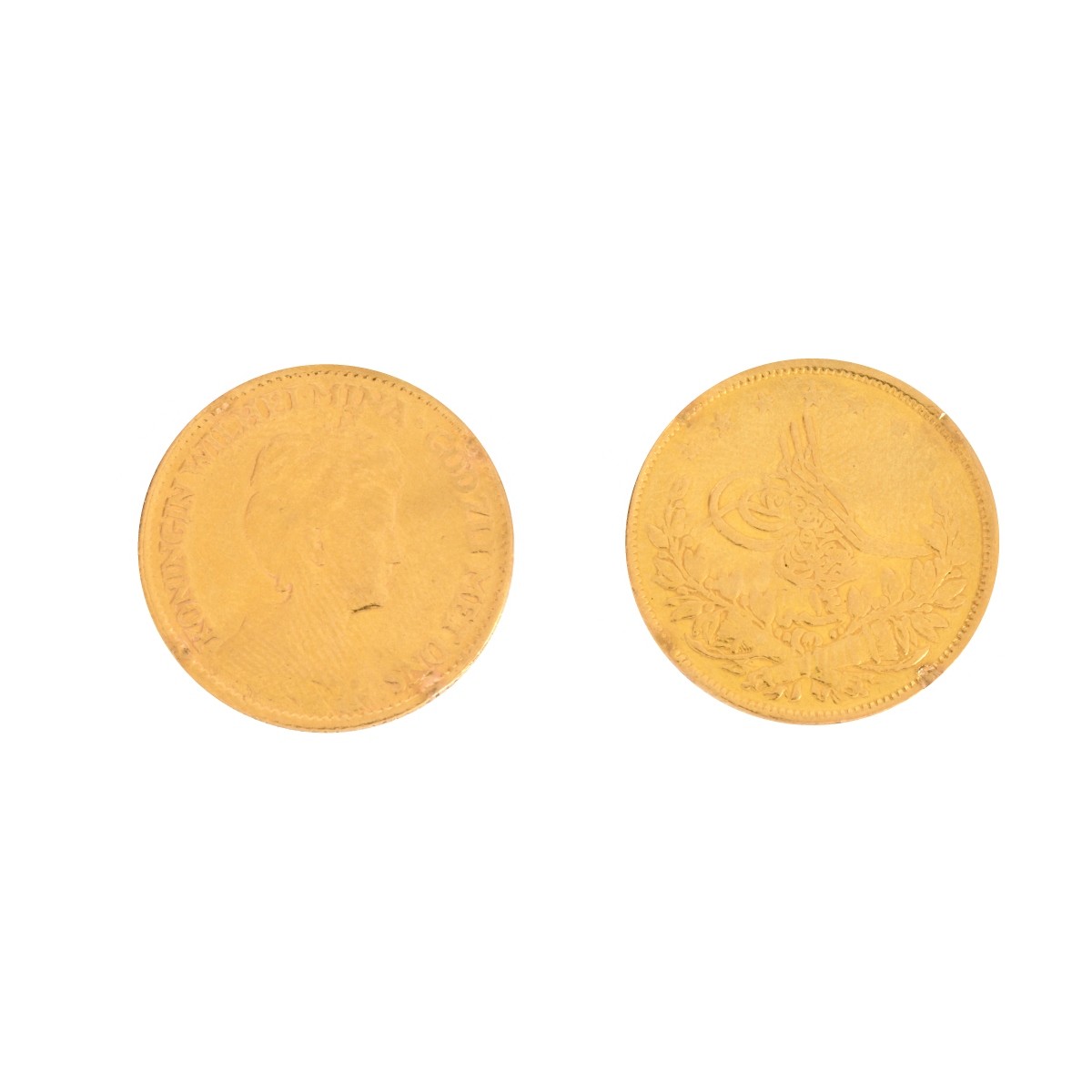 Two (2) Foreign Gold Coins