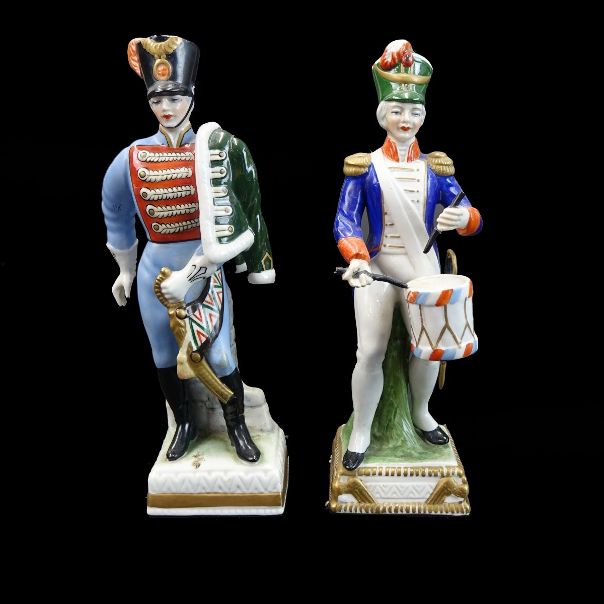 Two (2) Capodimonte Porcelain Figurines