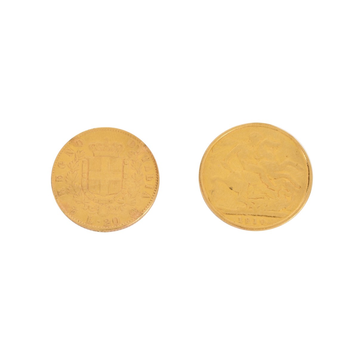 Two (2) Foreign Gold Coins