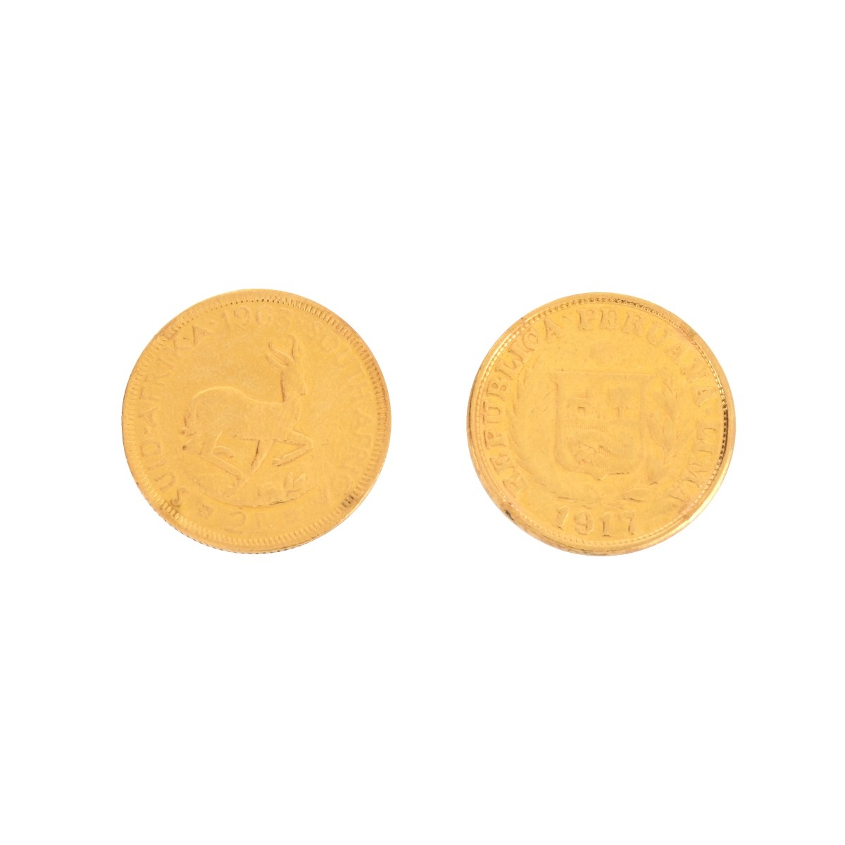 Two (2) Foreign Gold Coins