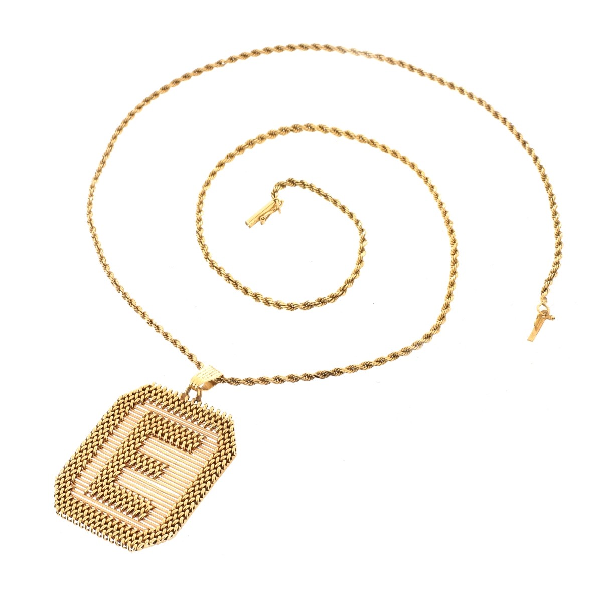 14K Pendant Necklace