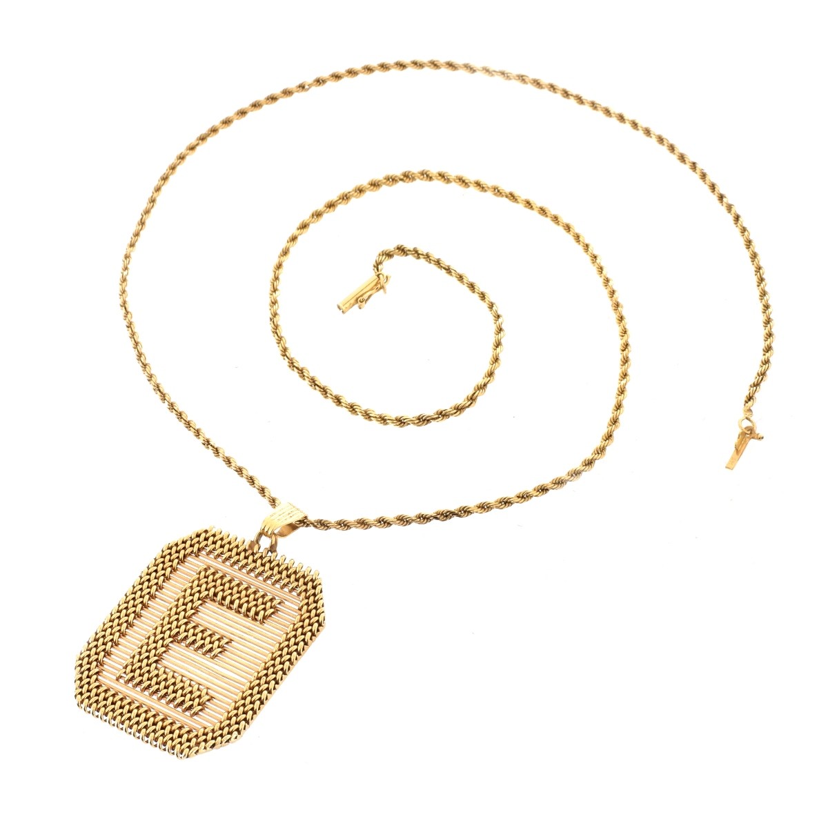 14K Pendant Necklace