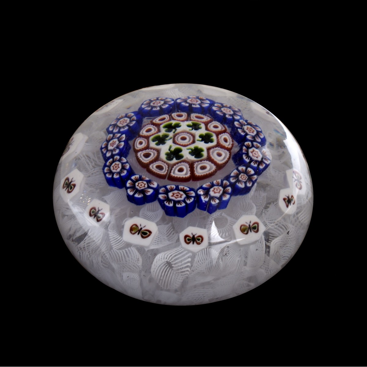 Antique Baccarat Art Glass Paperweight