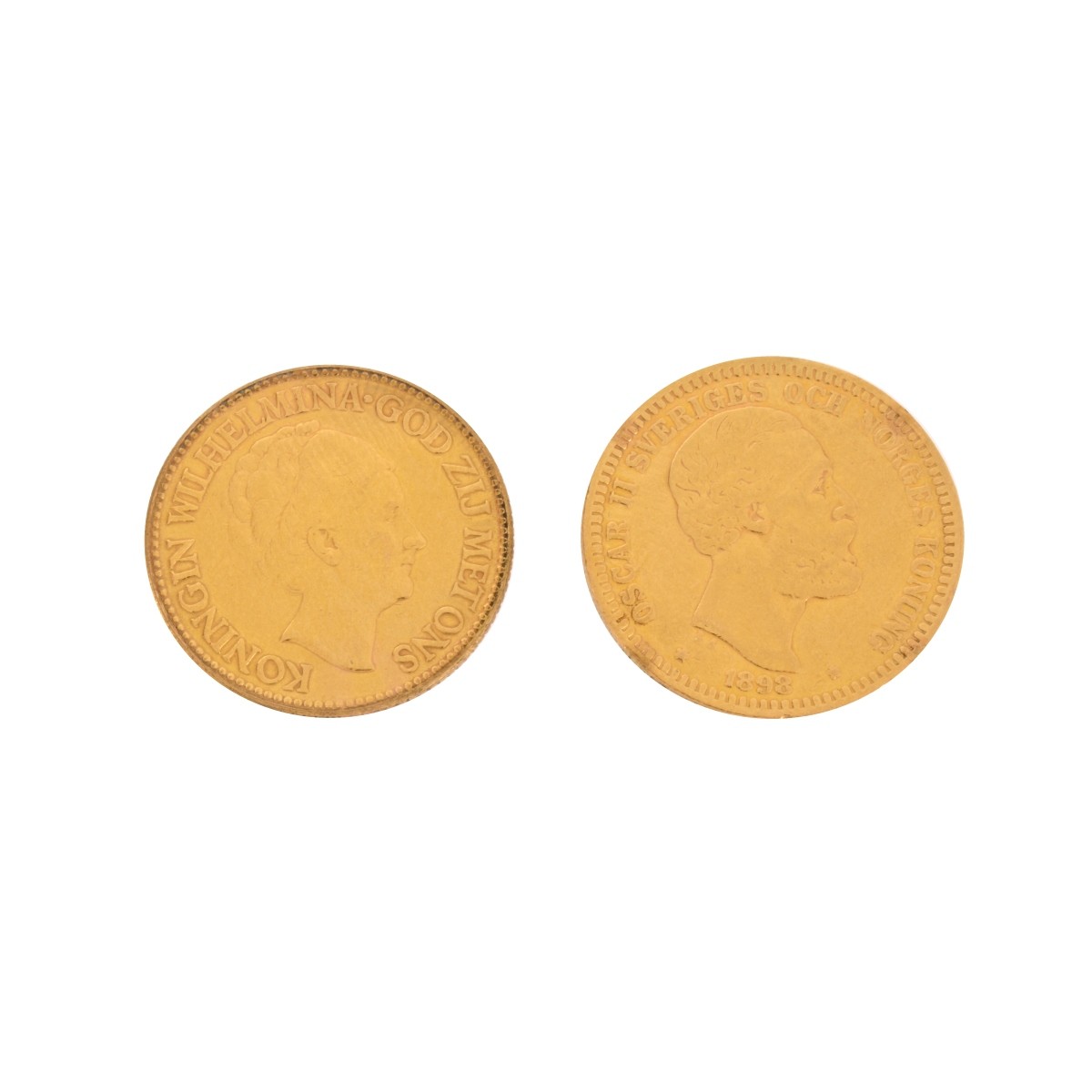 Two (2) Foreign Gold Coins