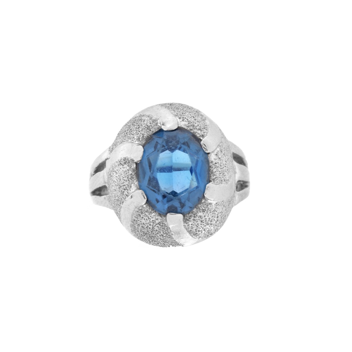 London Topaz and 14K Ring