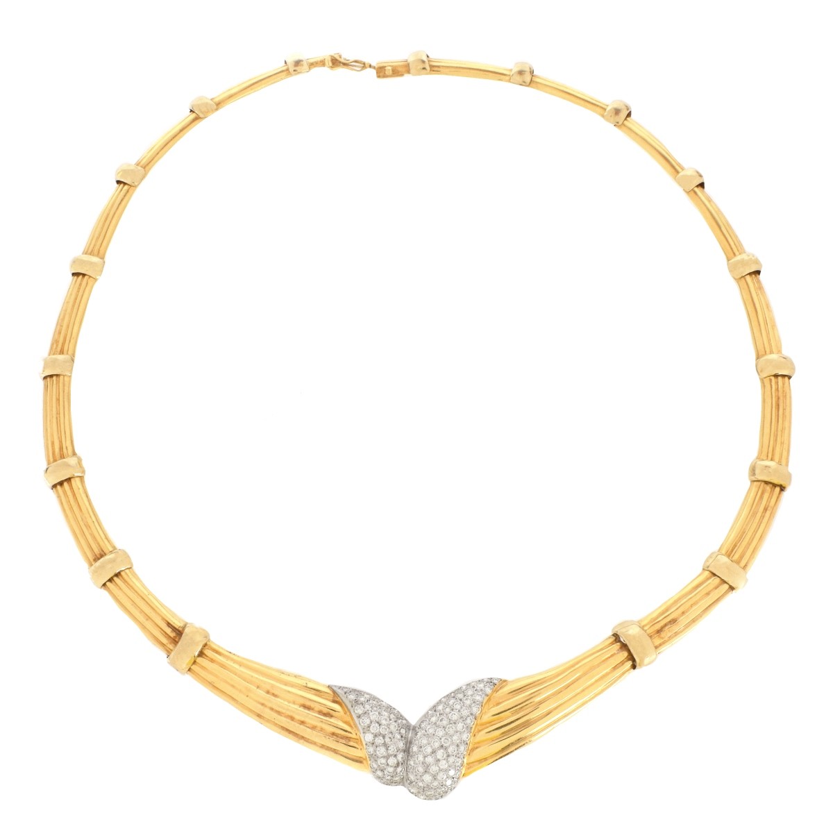 Diamond and 14K Necklace