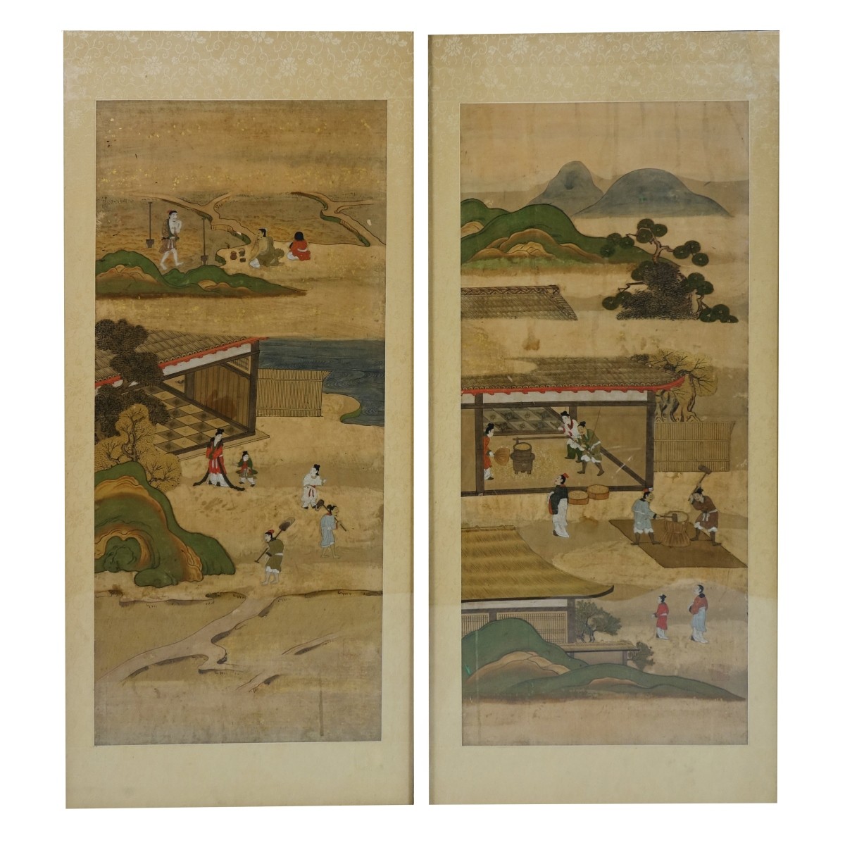 Pair of Chinese Scroll Paintings