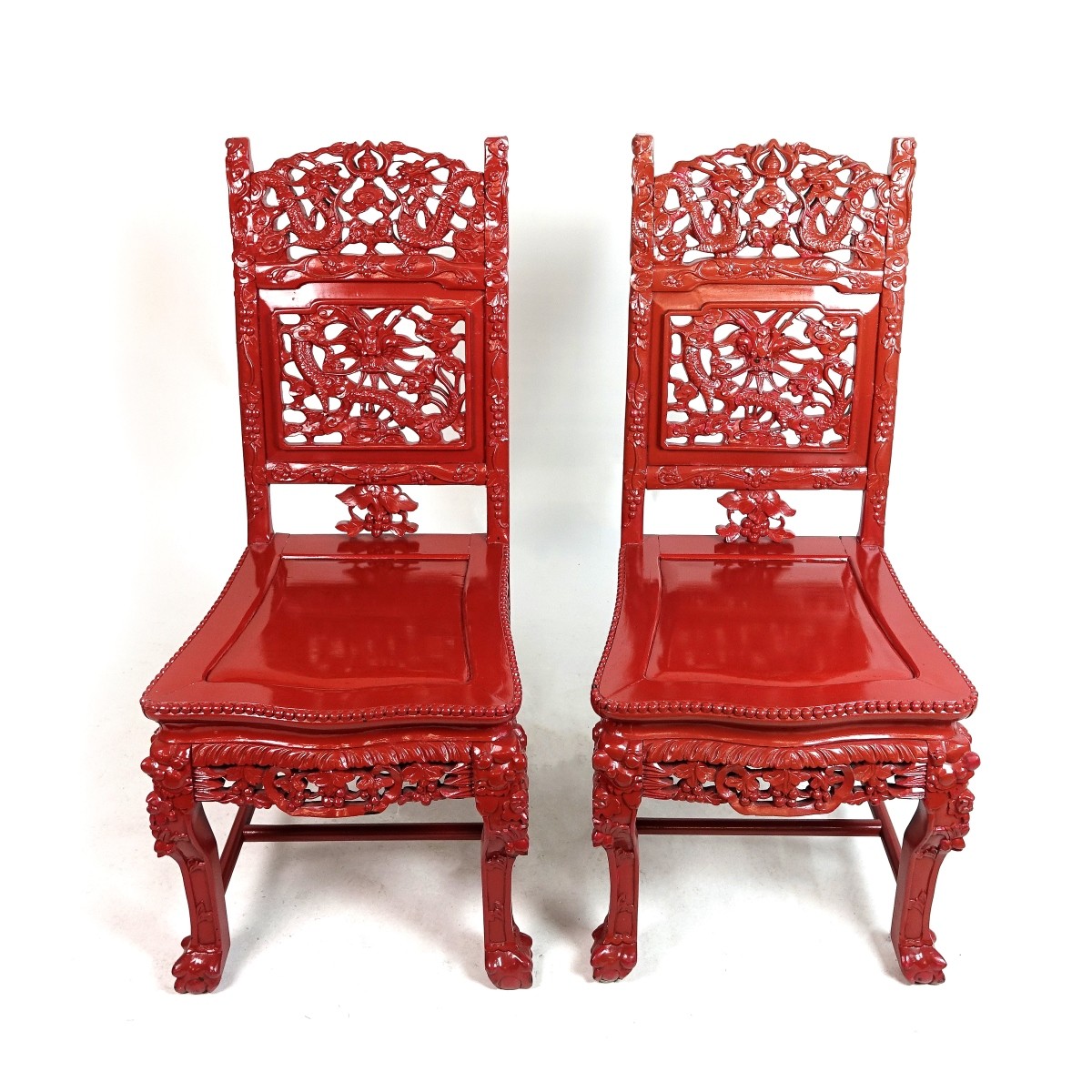 Pair of Chinese Side Chairs