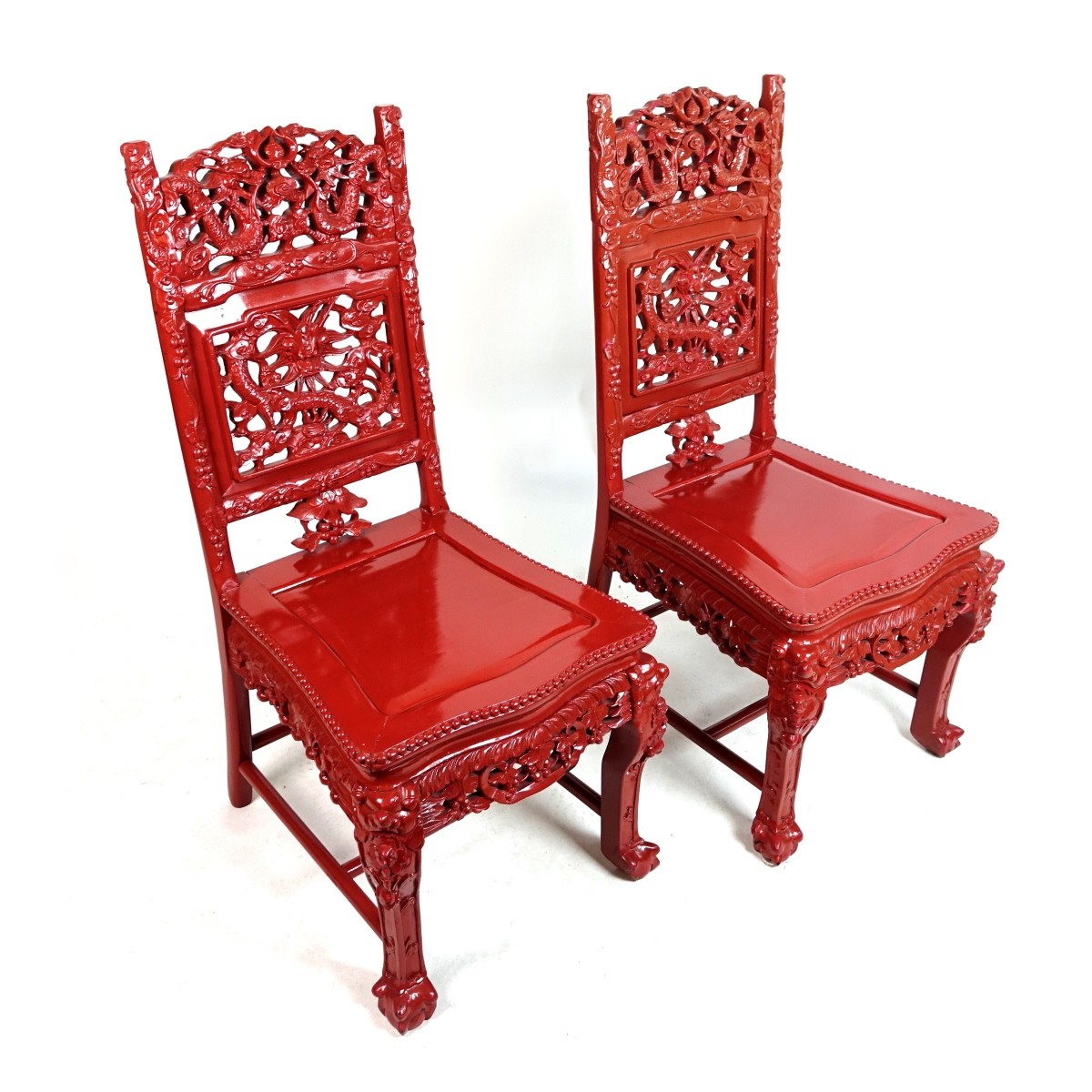 Pair of Chinese Side Chairs