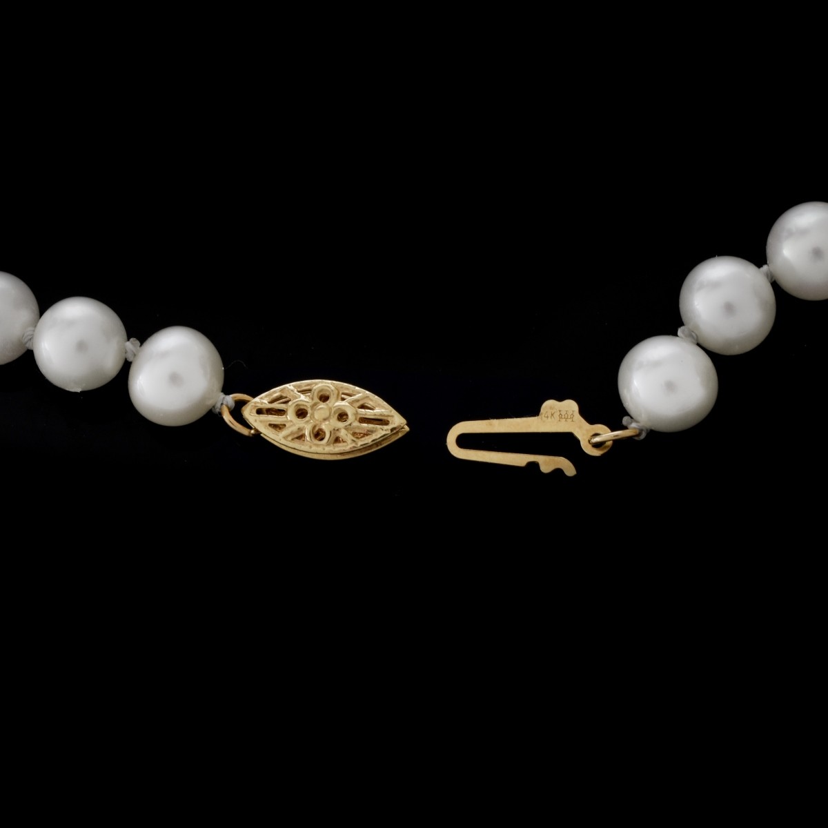 Pearl and 14K Necklace