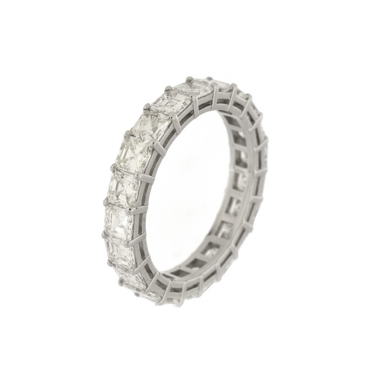 Diamond and Platinum Eternity Band