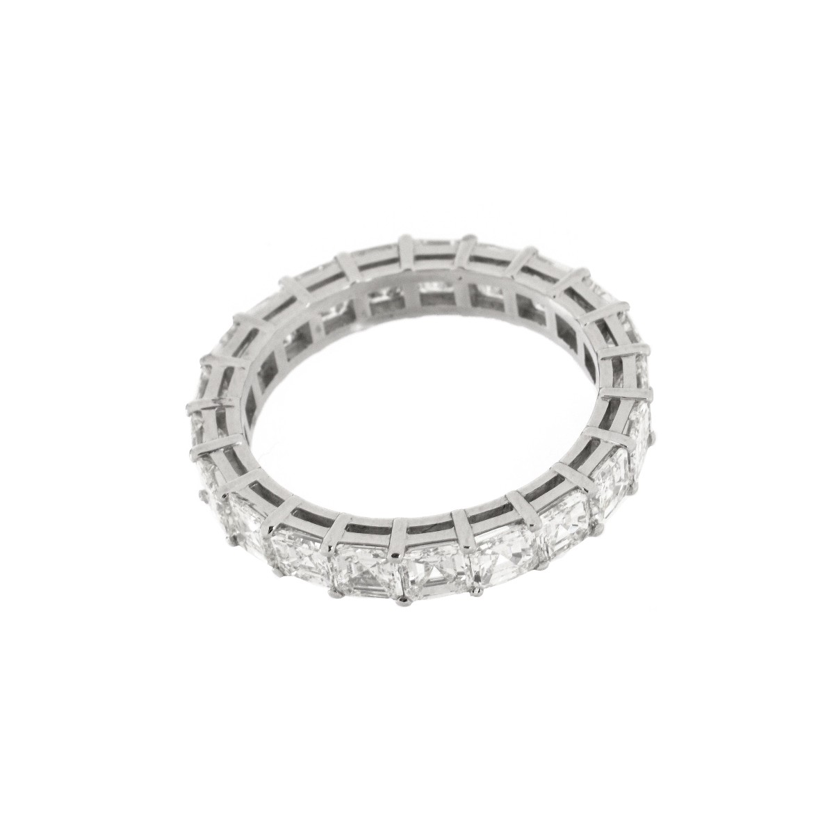 Diamond and Platinum Eternity Band