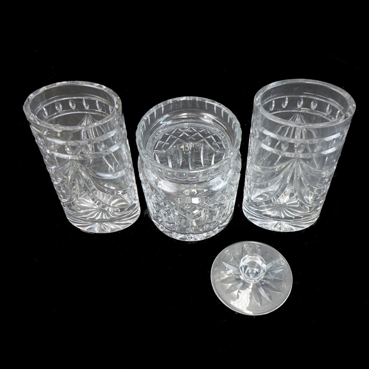 Three Waterford Crystal Table Articles