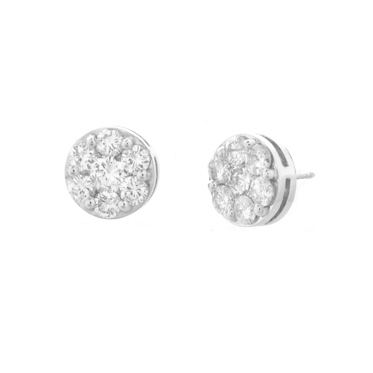 Diamond and 14K Earrings