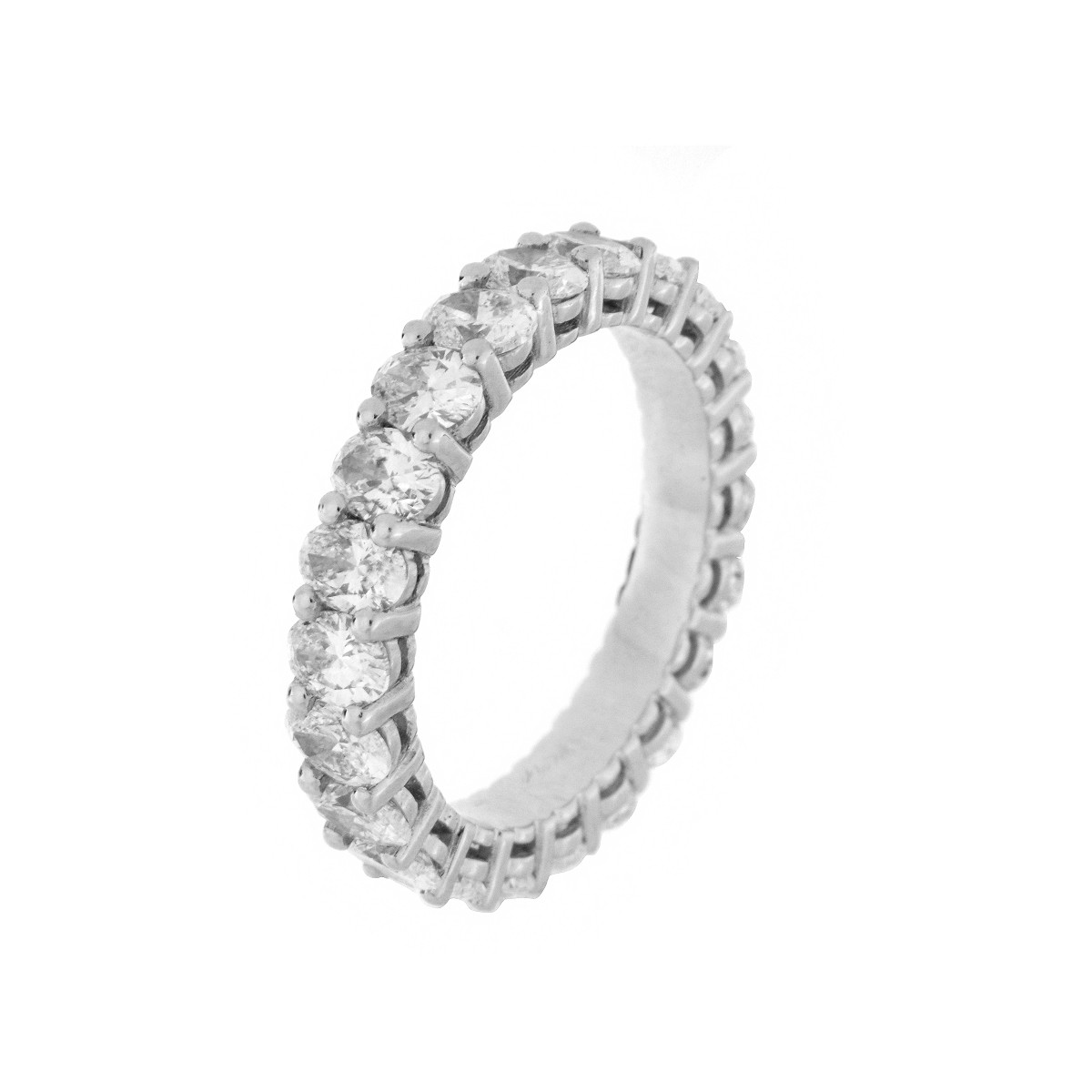 Diamond and Platinum Eternity Band