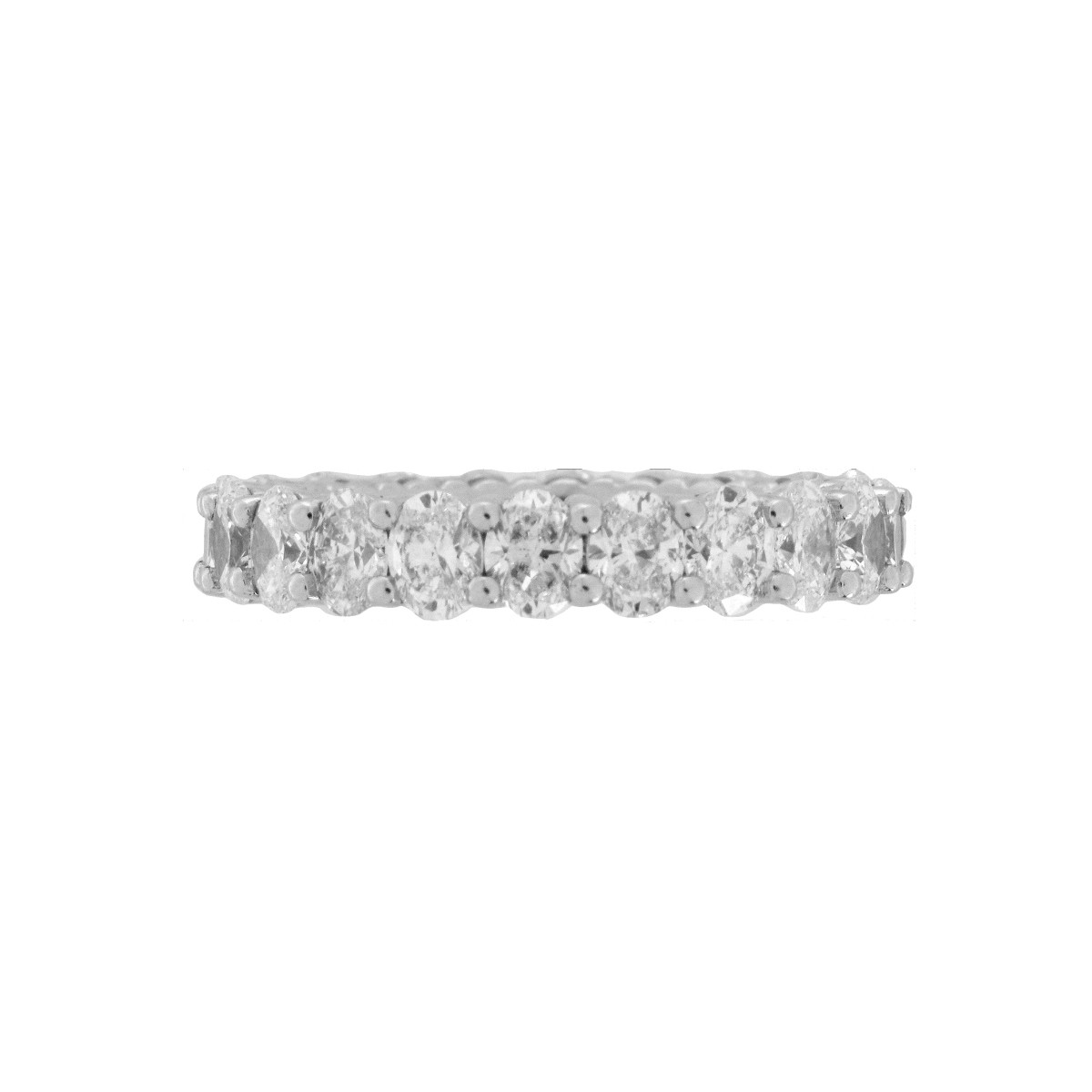 Diamond and Platinum Eternity Band