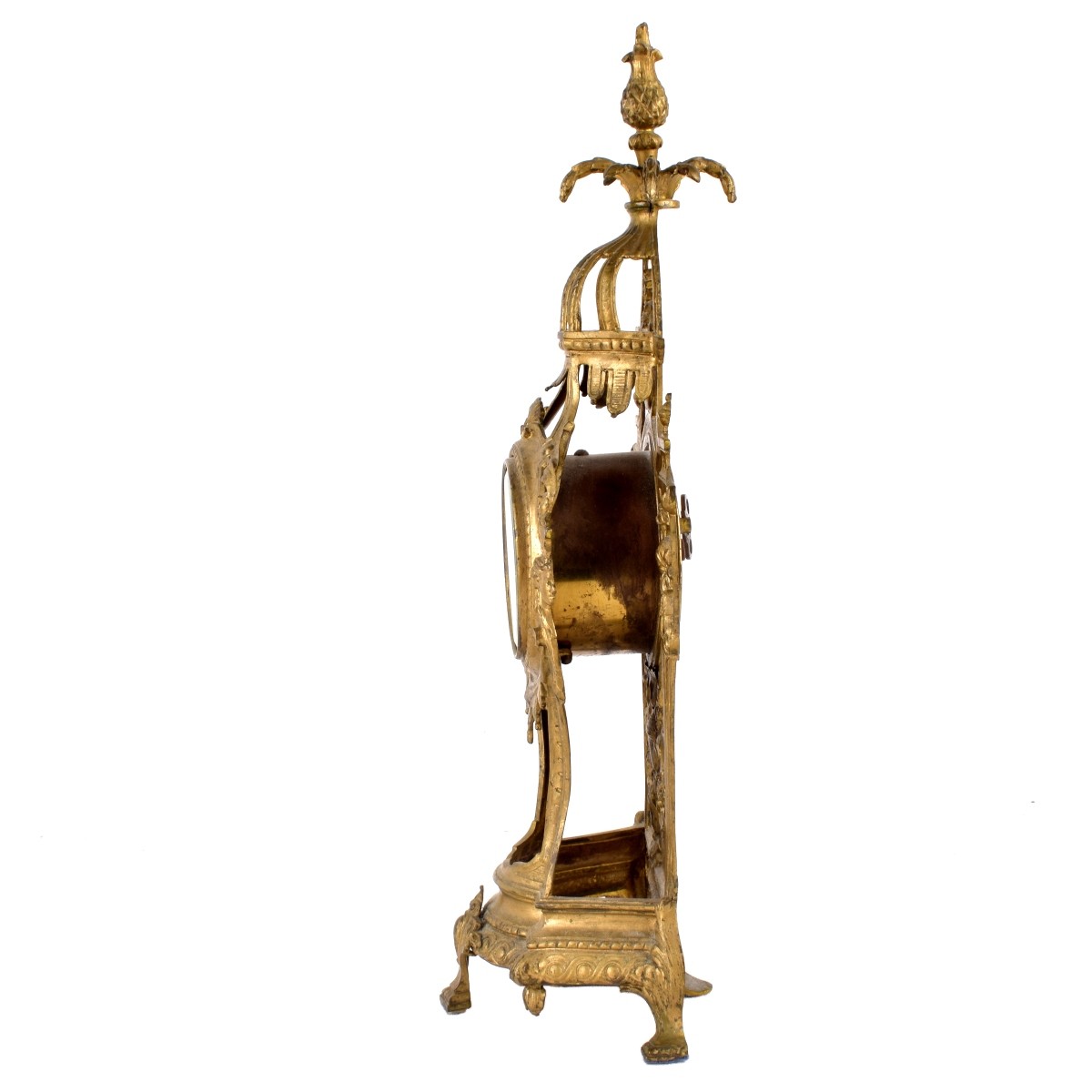 Gilt Metal Clock