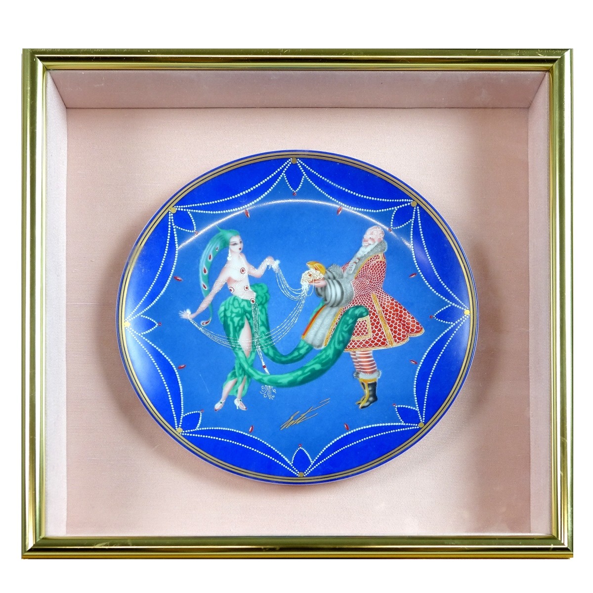 Romain Erte (1892-1990) Porcelain Plate
