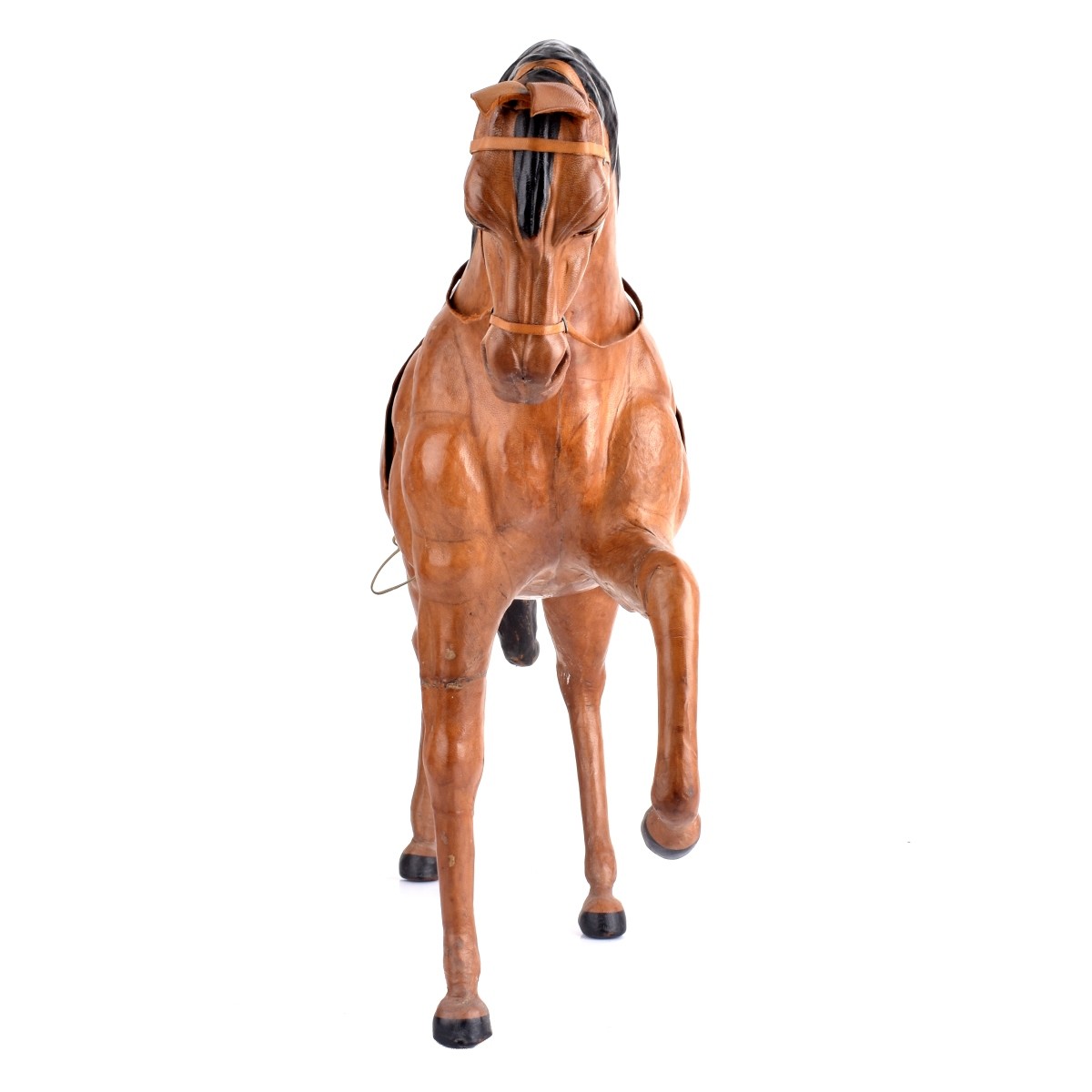 Leather Wrapped Galloping Horse