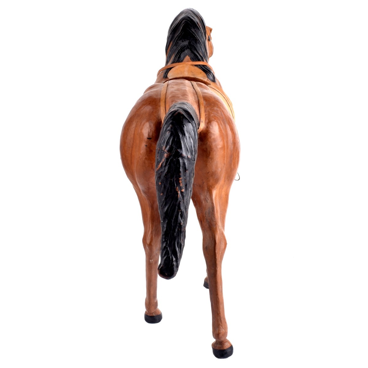 Leather Wrapped Galloping Horse