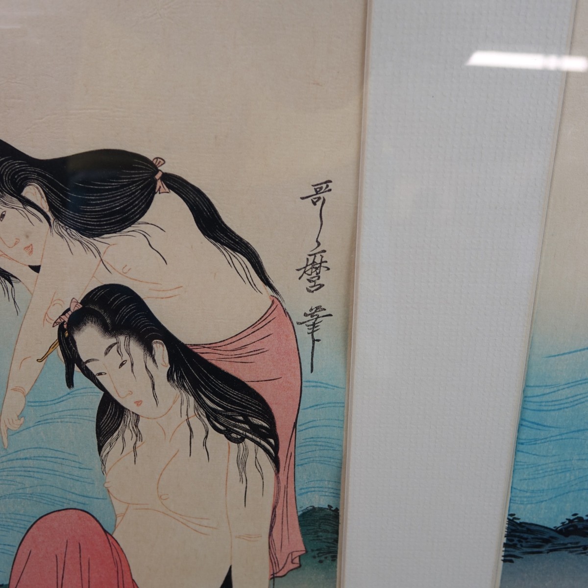 2 After: K Utamaro (1753-1806) Wood Block Prints