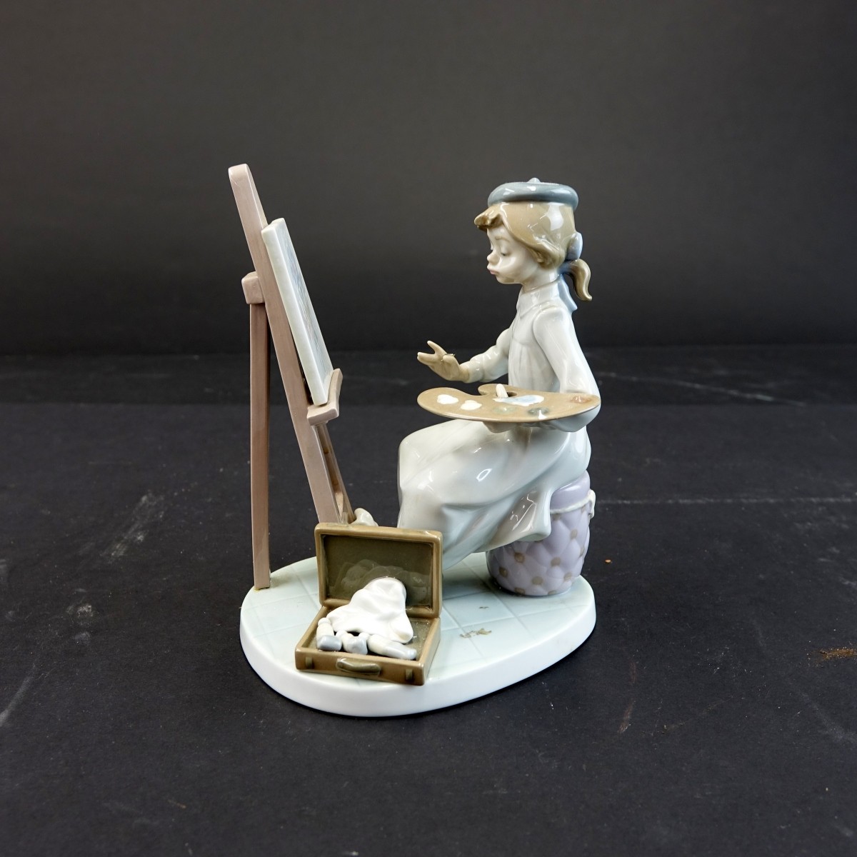 Lladro Still Life Painter Porcelain Figurine