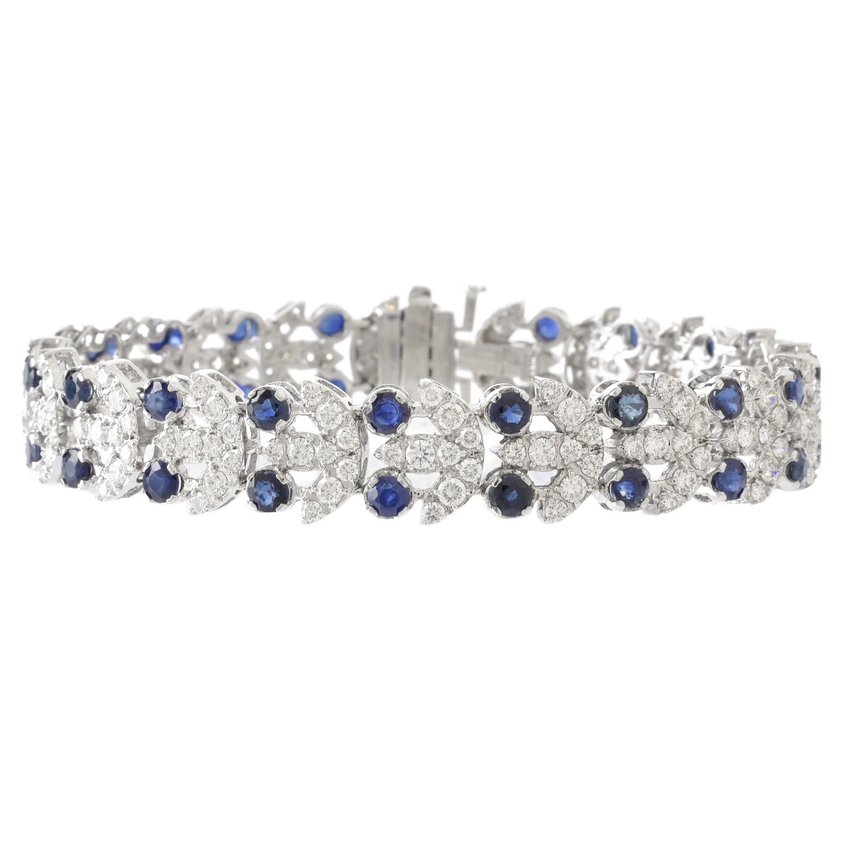 Sapphire, Diamond and 18K Bracelet