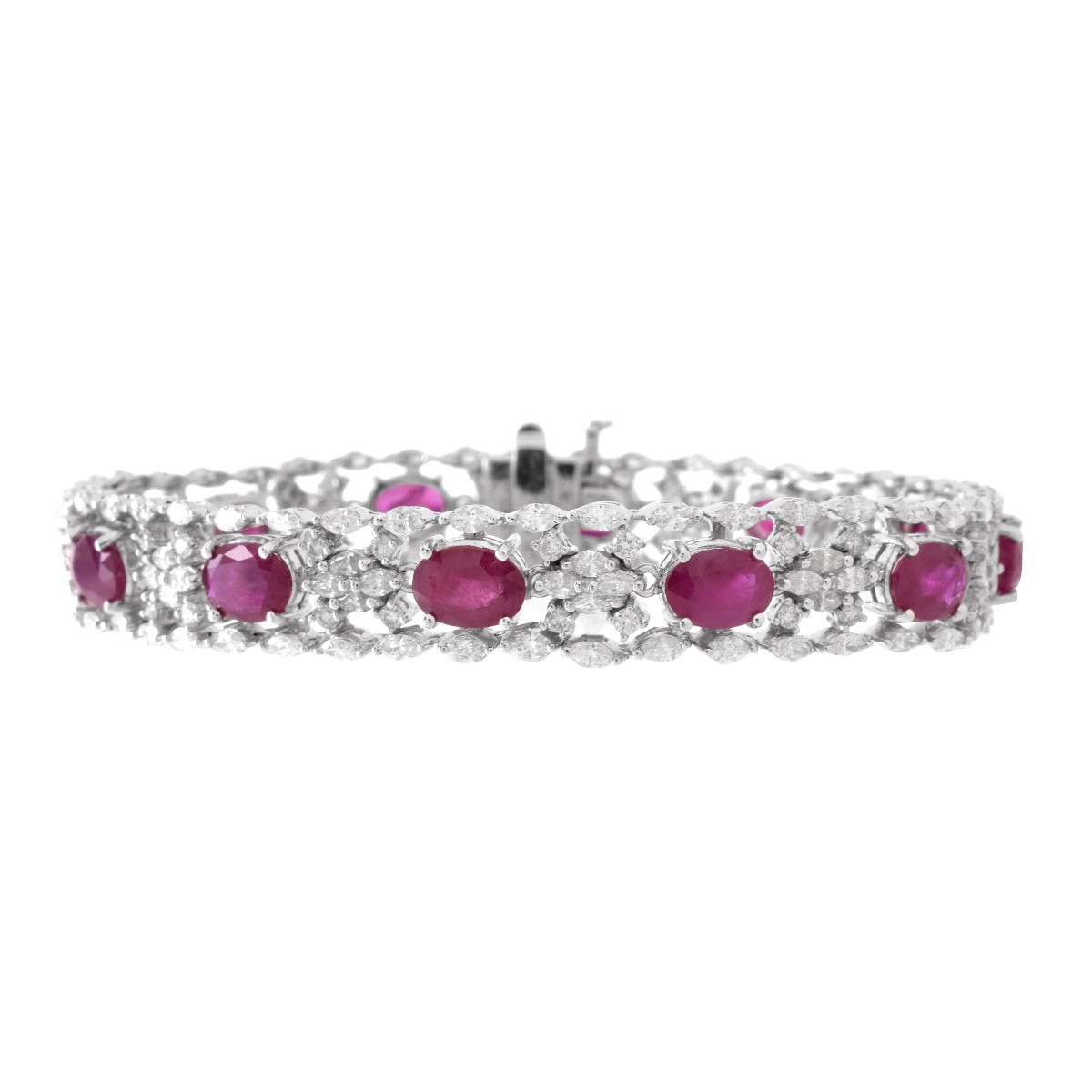 Ruby, Diamond and 18K Bracelet