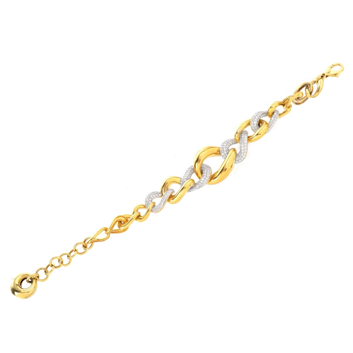 Diamond and 14K Bracelet