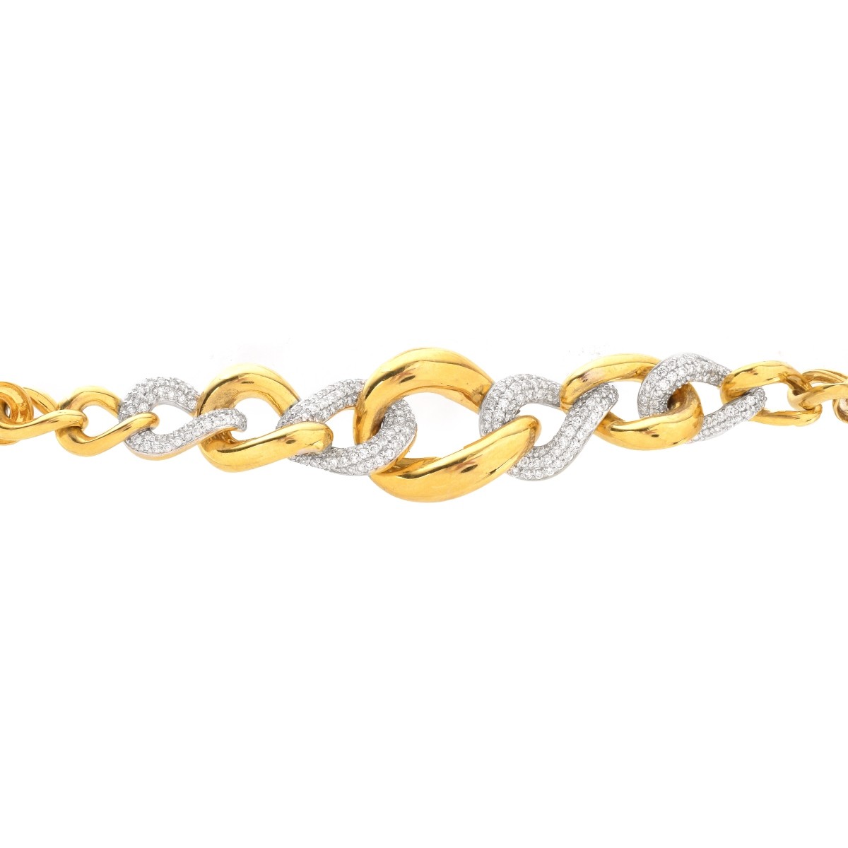 Diamond and 14K Bracelet