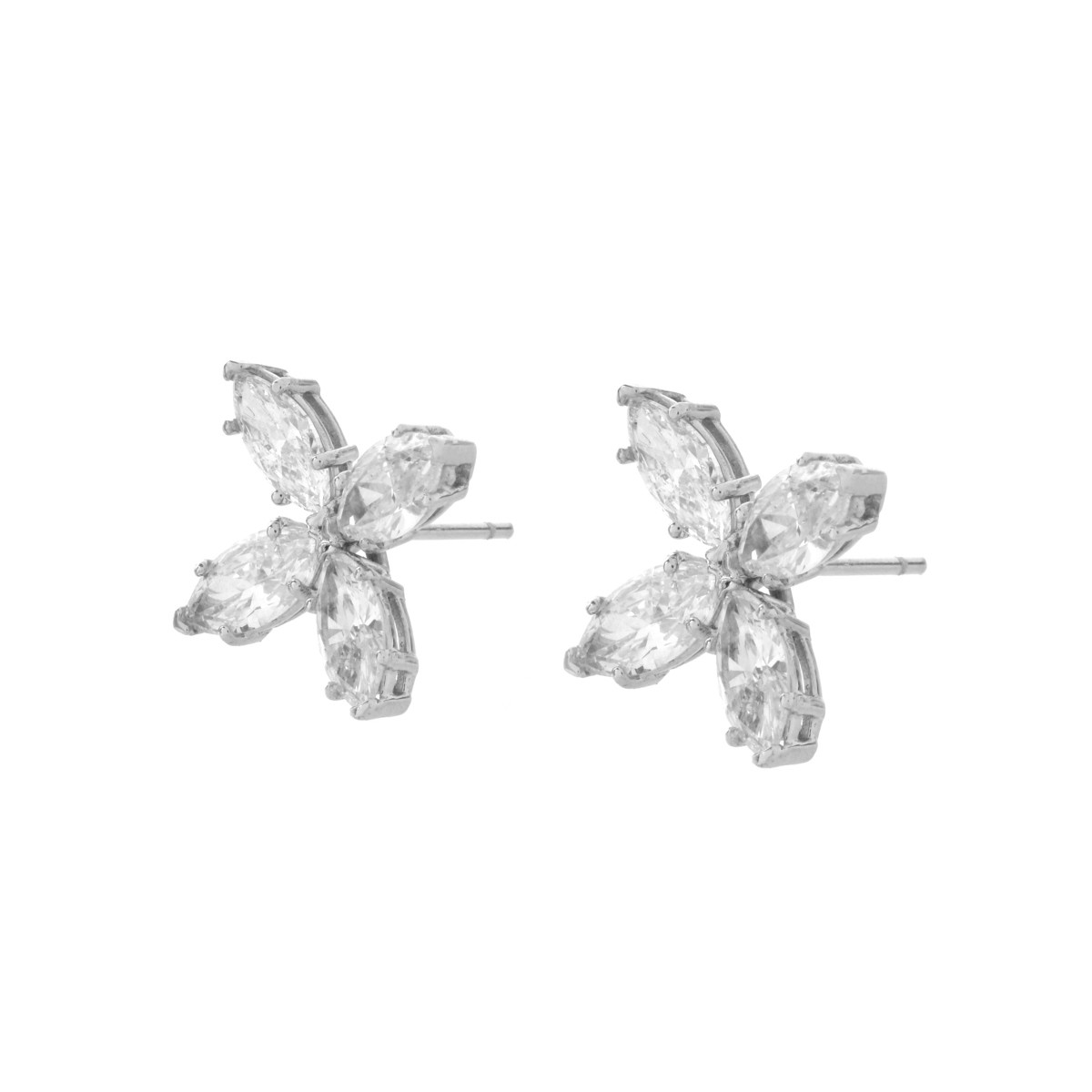 Diamond and 14K Earrings