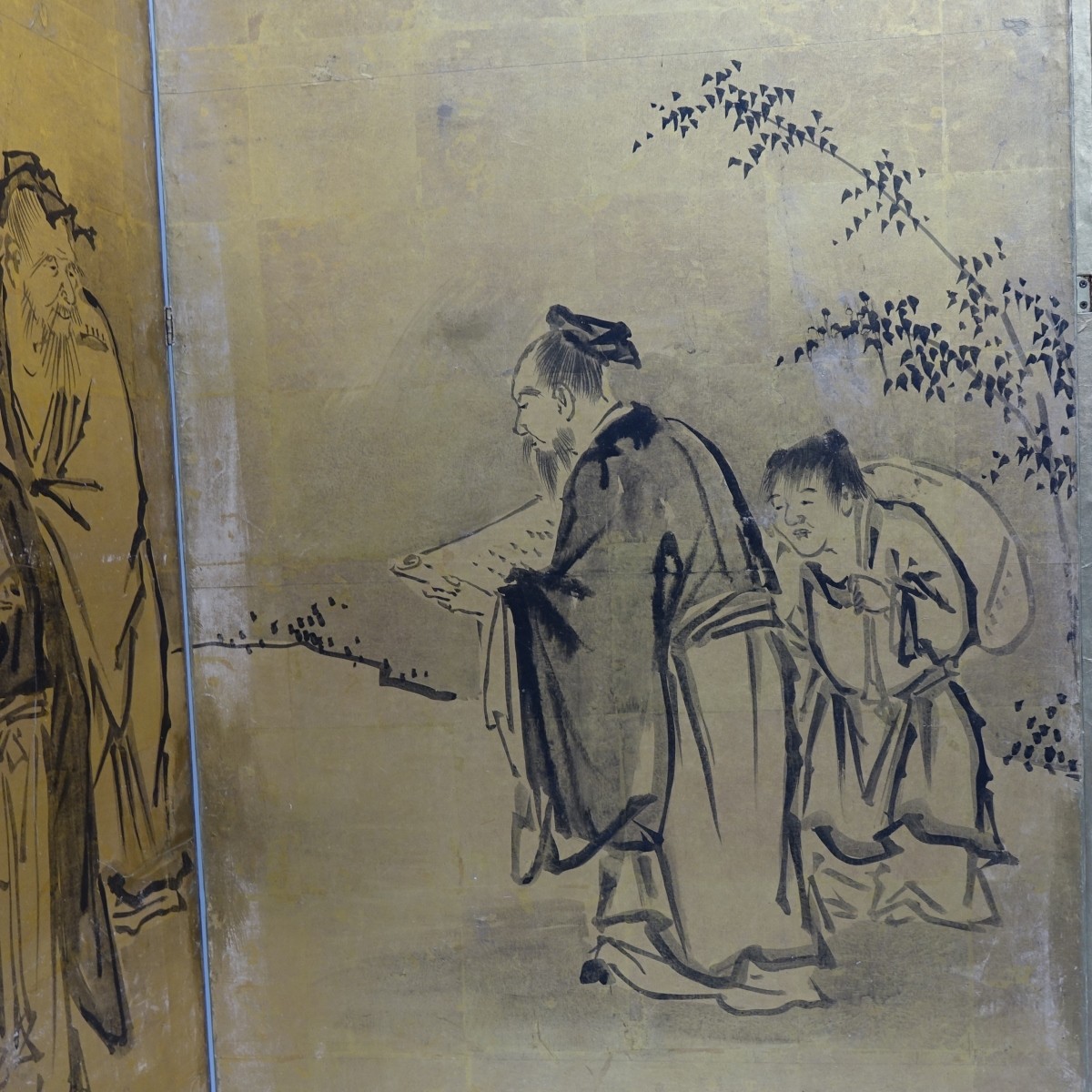 19th C. Chinese Painted Screen