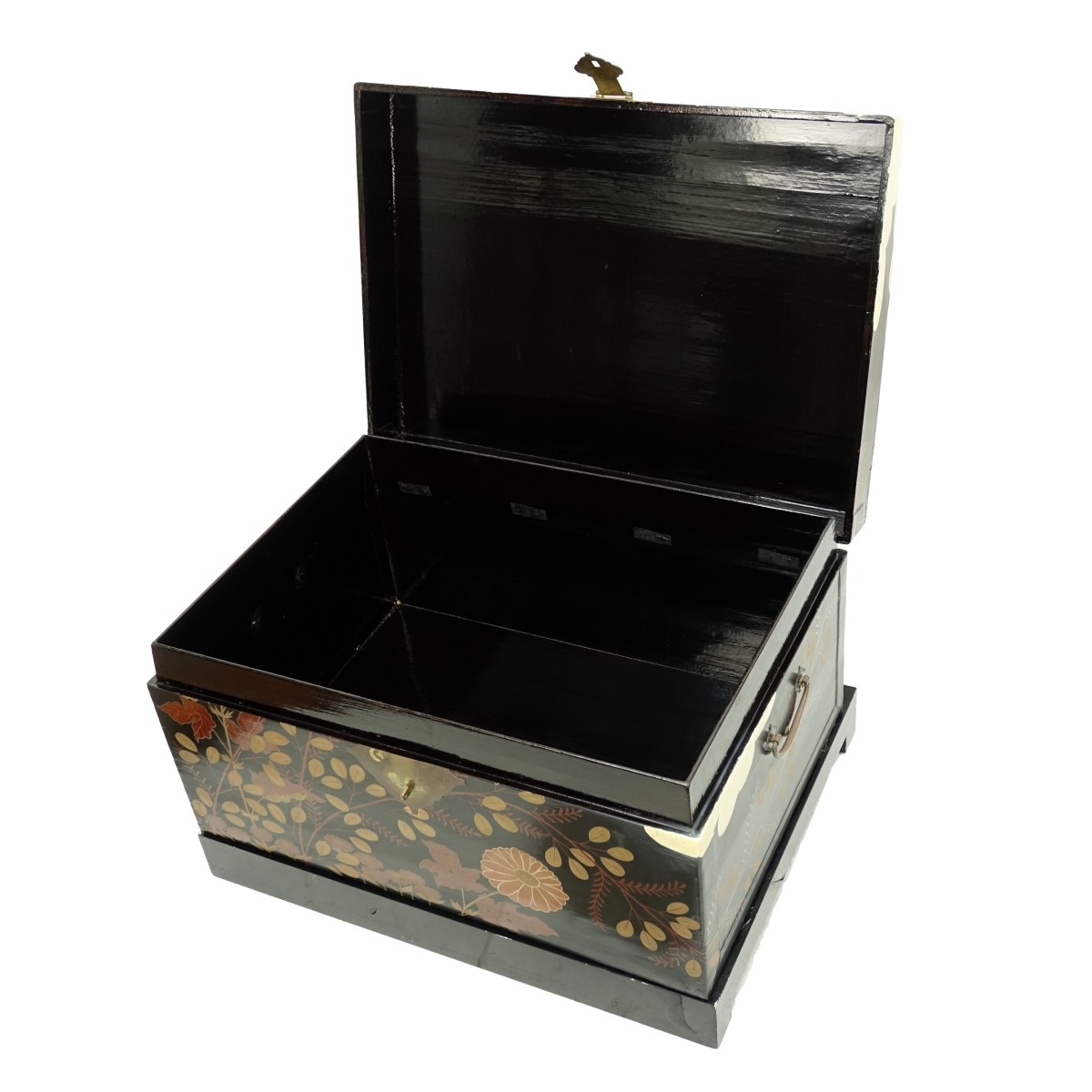 Pair of Japanese Lacquered Trunks