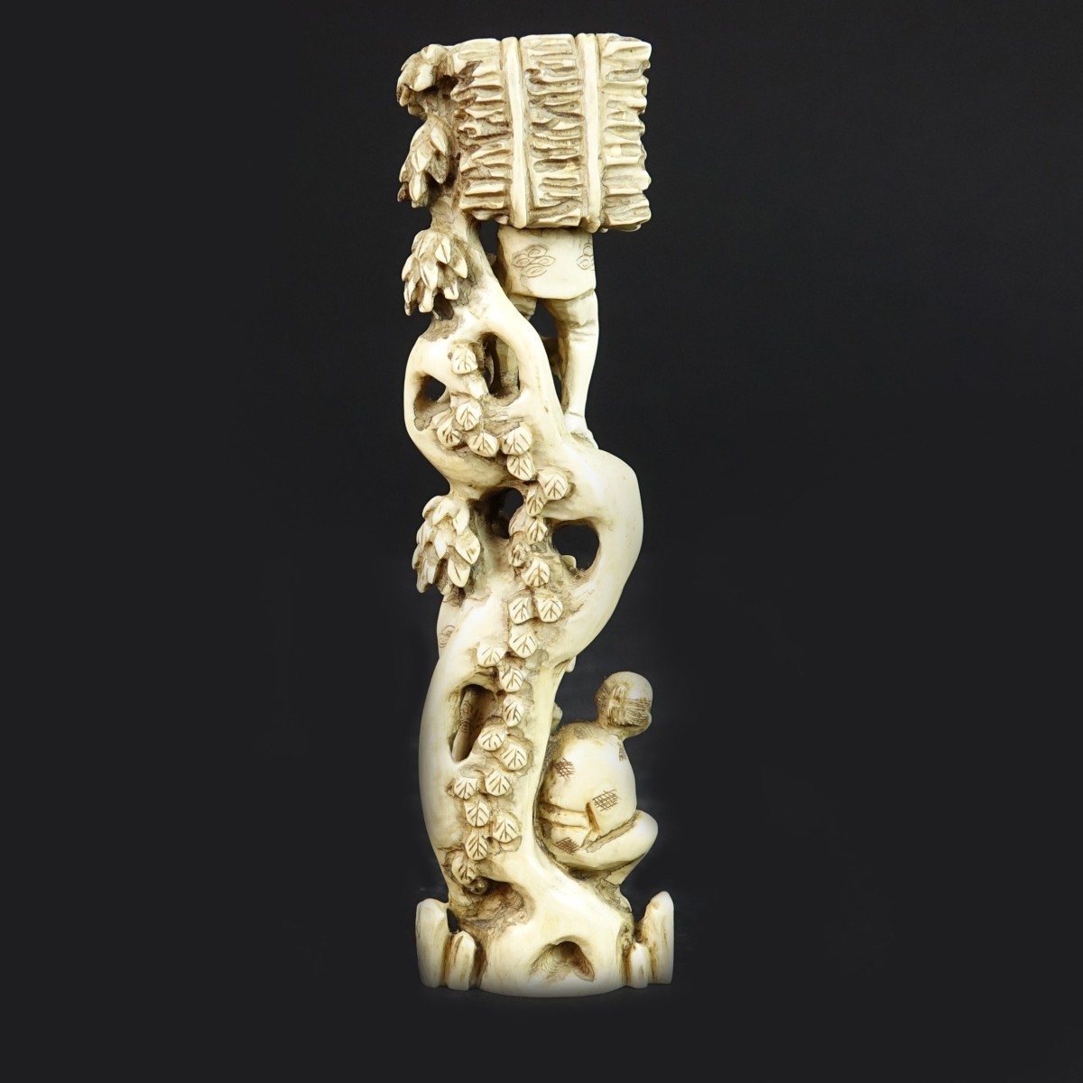 19th C. Japanese Carved Figural Group