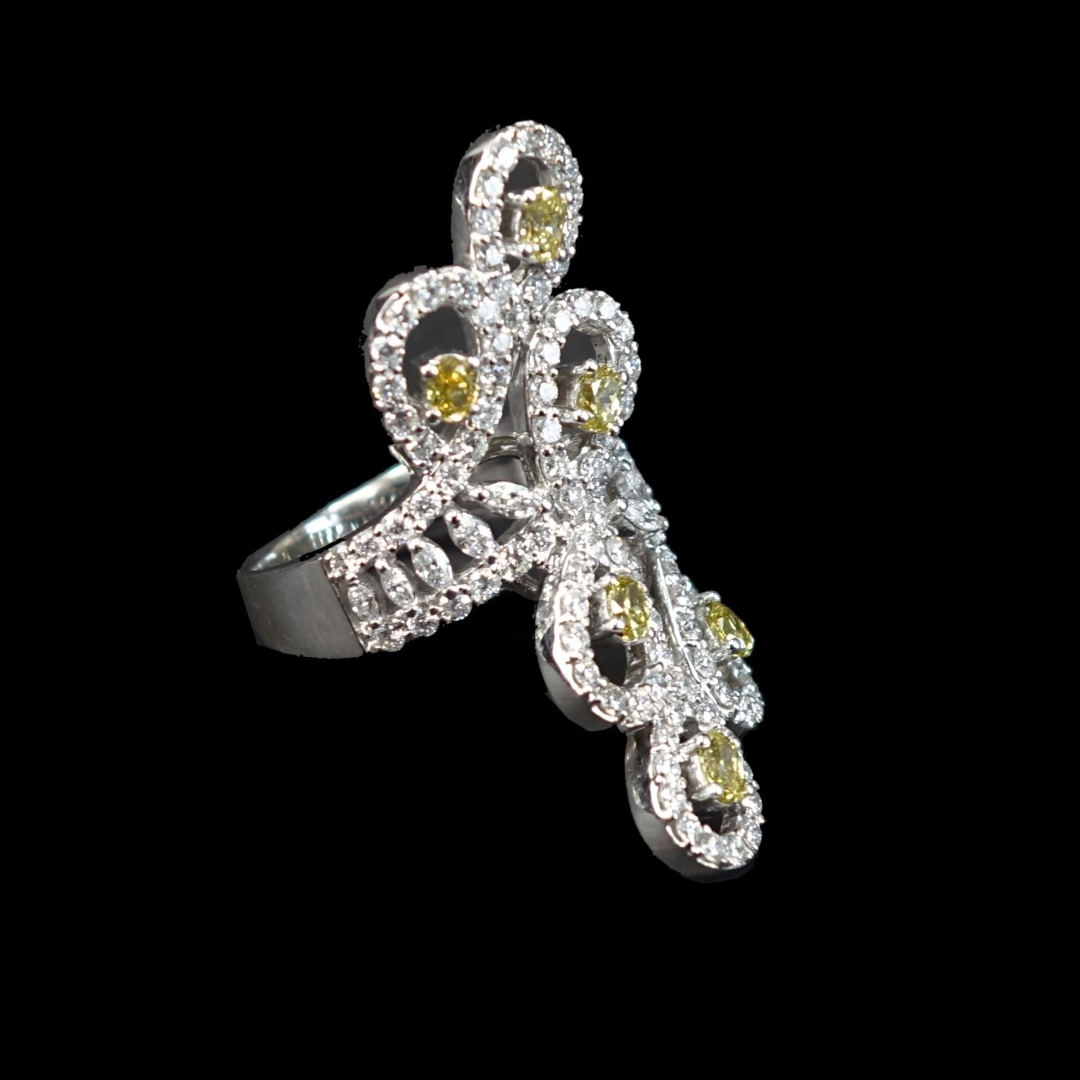 Diamond and 18K Ring