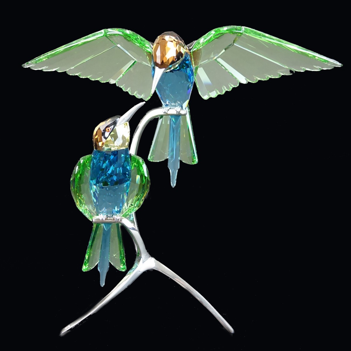 Swarovski Crystal Bee Eaters Peridot Bird