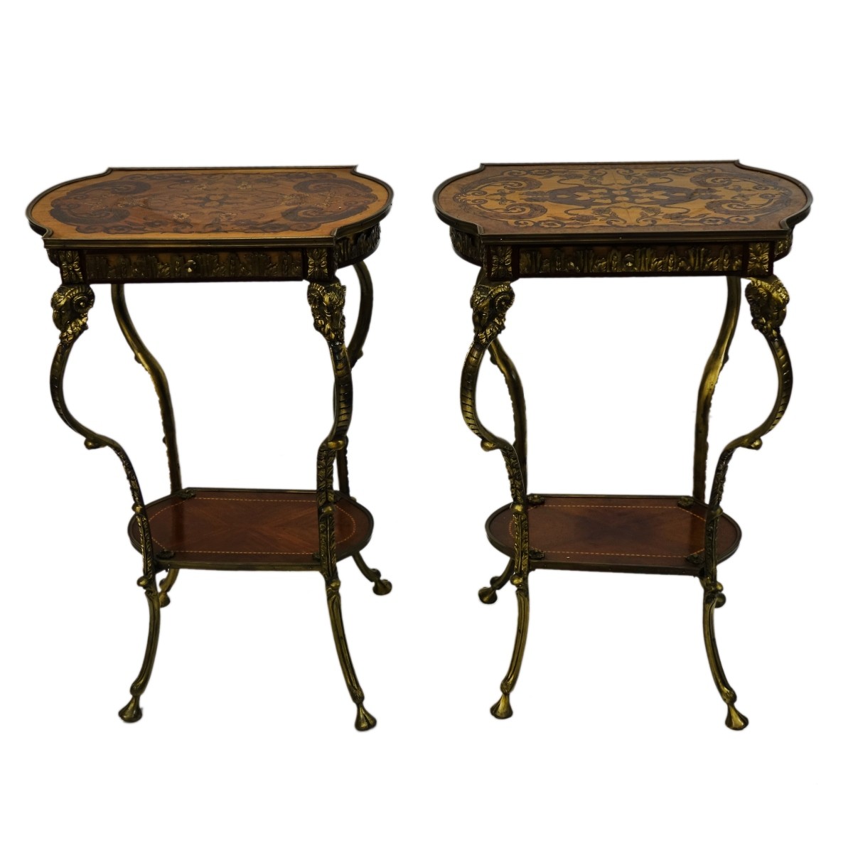 Pair of Louis XVI Style End Tables