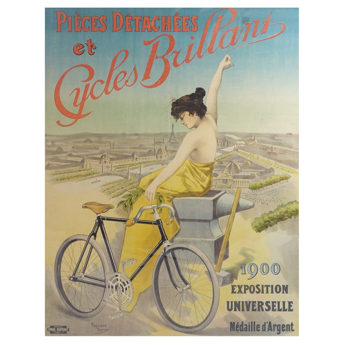 Raymond Tournon (1870-1919) Cycles Poster