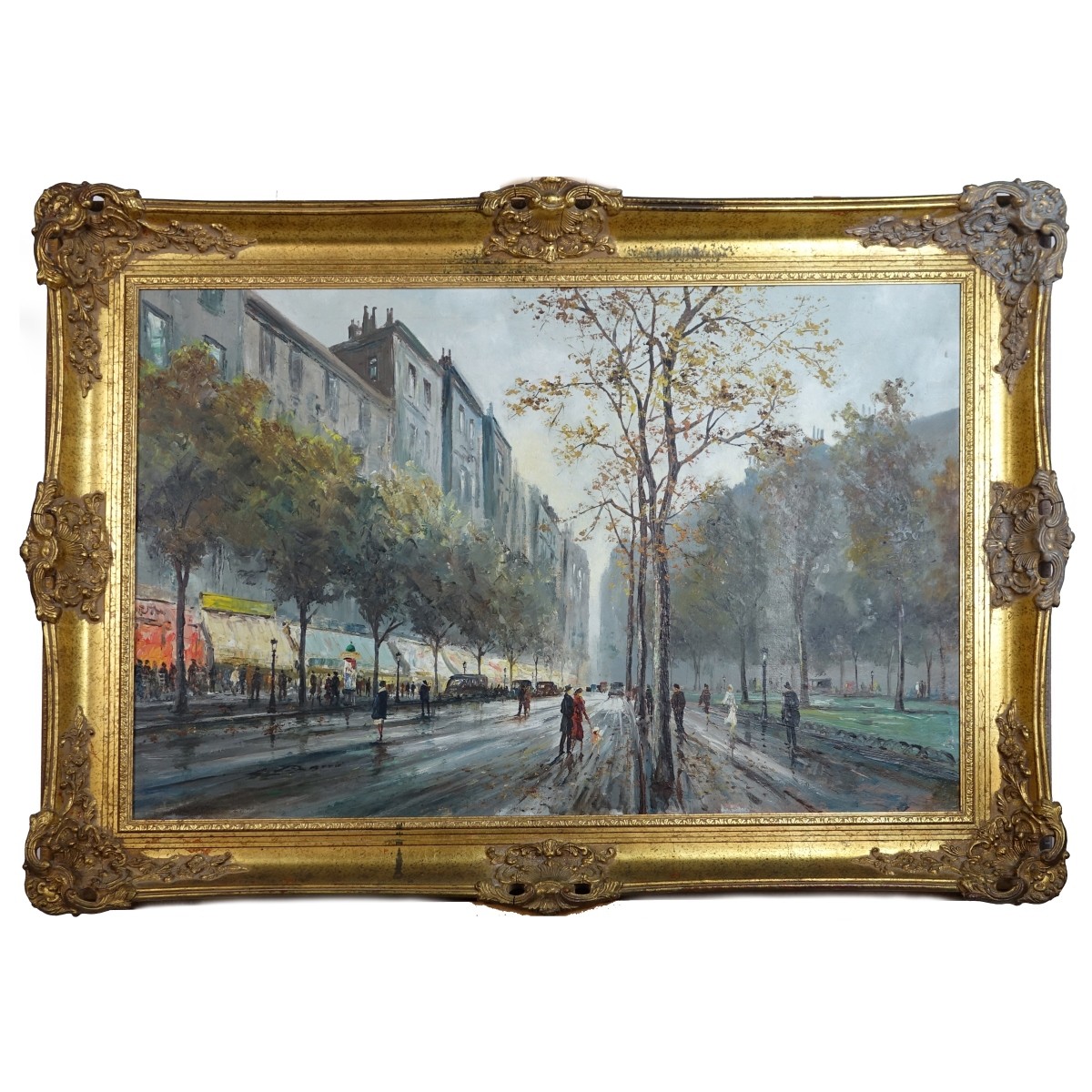 20th C. French School Oil on Canvas