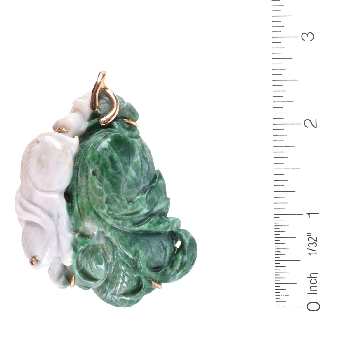 Chinese Carved Jade Pendant