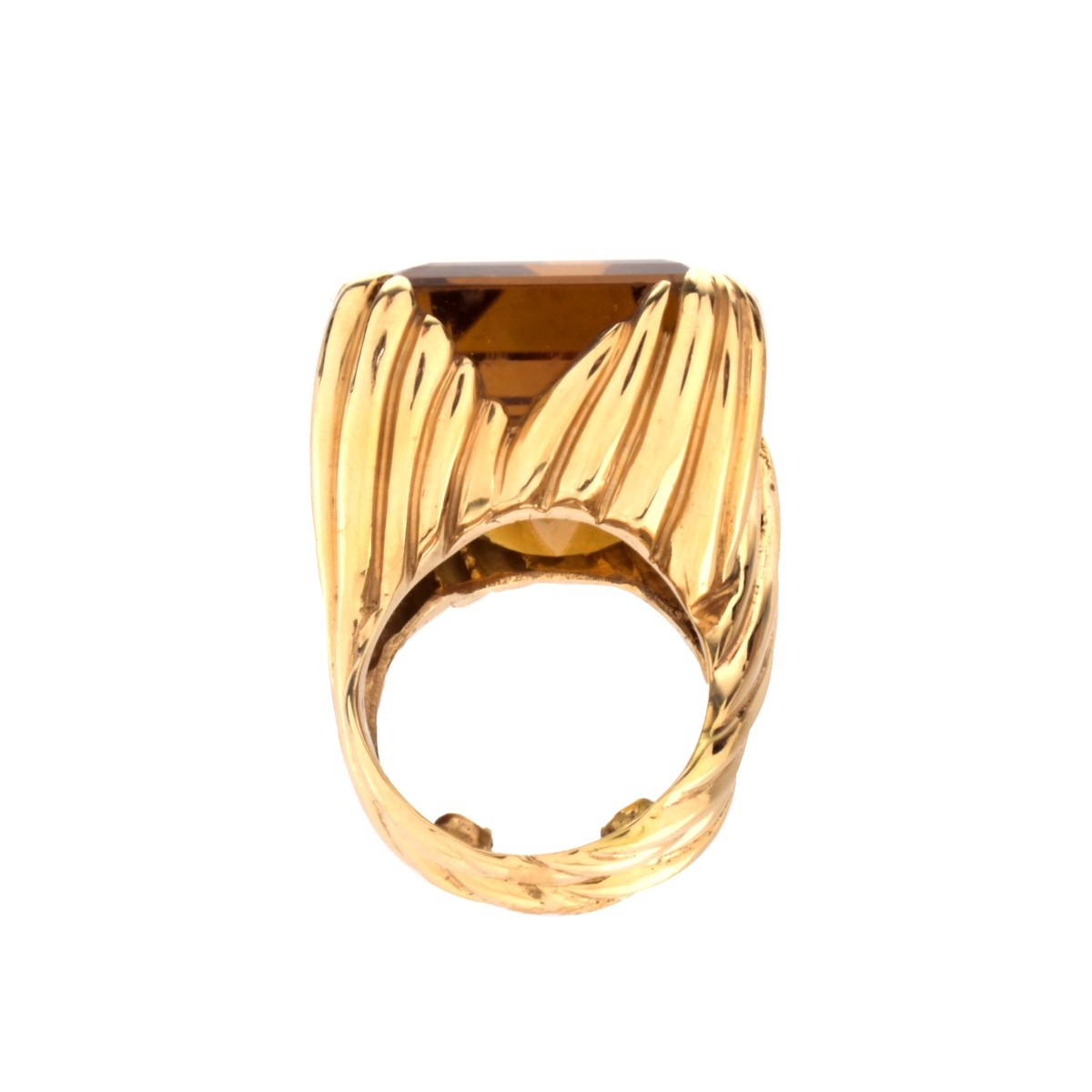 Citrine and 14K Ring