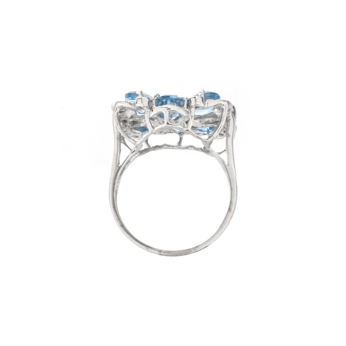 Topaz, Diamond and 14K Ring