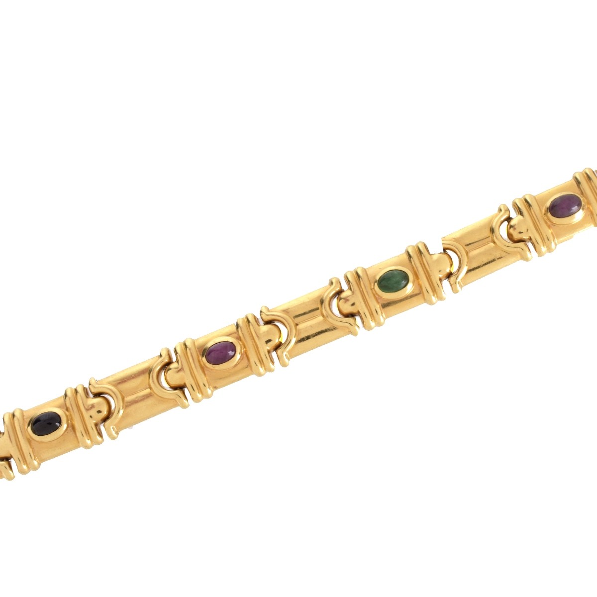 Multi Gemstone and 14K Bracelet