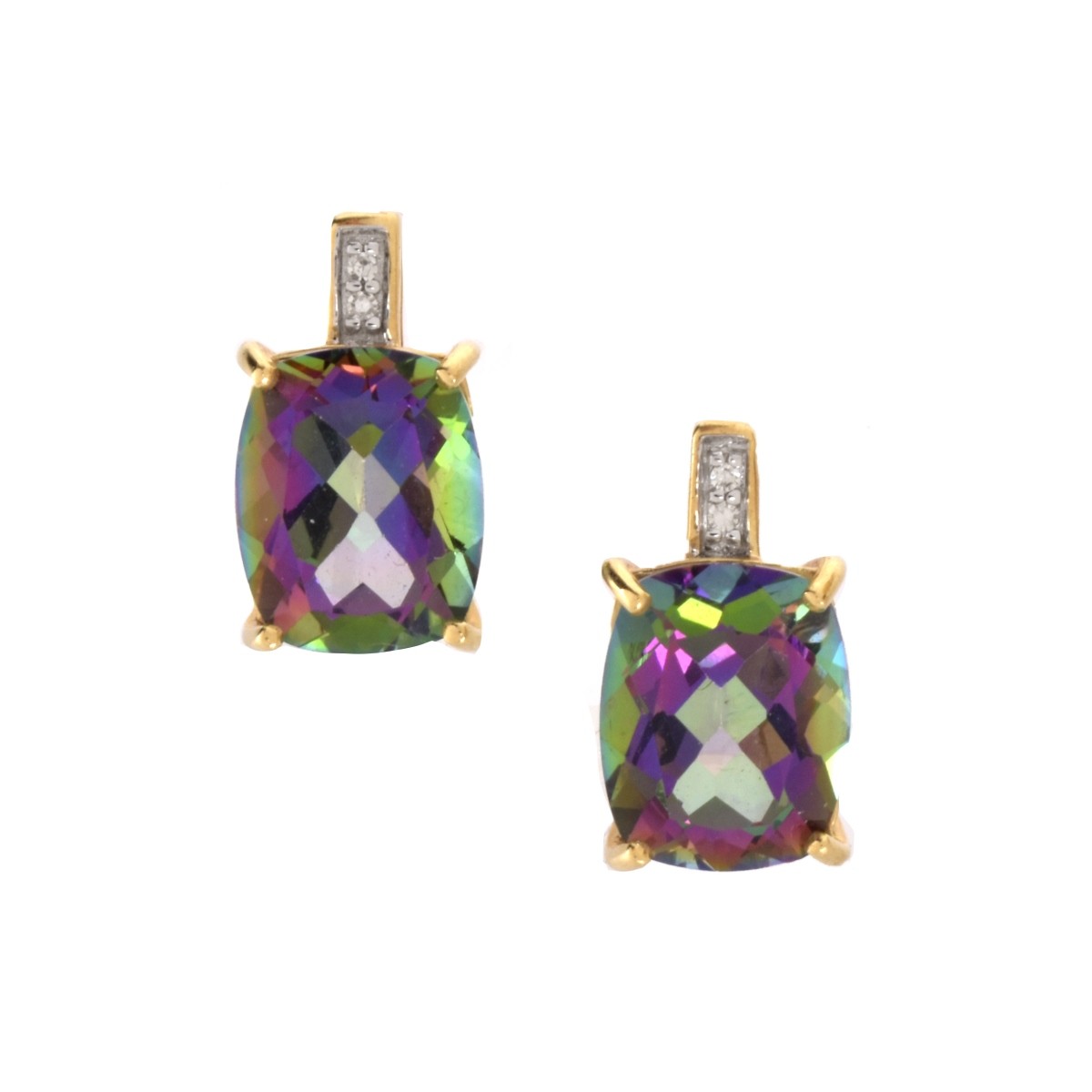 Mystic Topaz Ring and Earrings