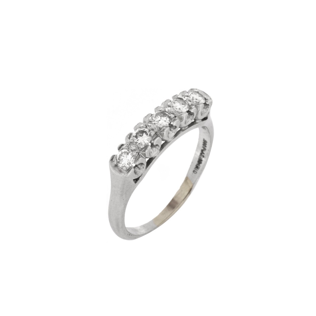 Diamond and Platinum Band / Ring