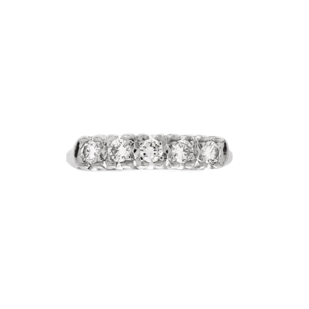 Diamond and Platinum Band / Ring